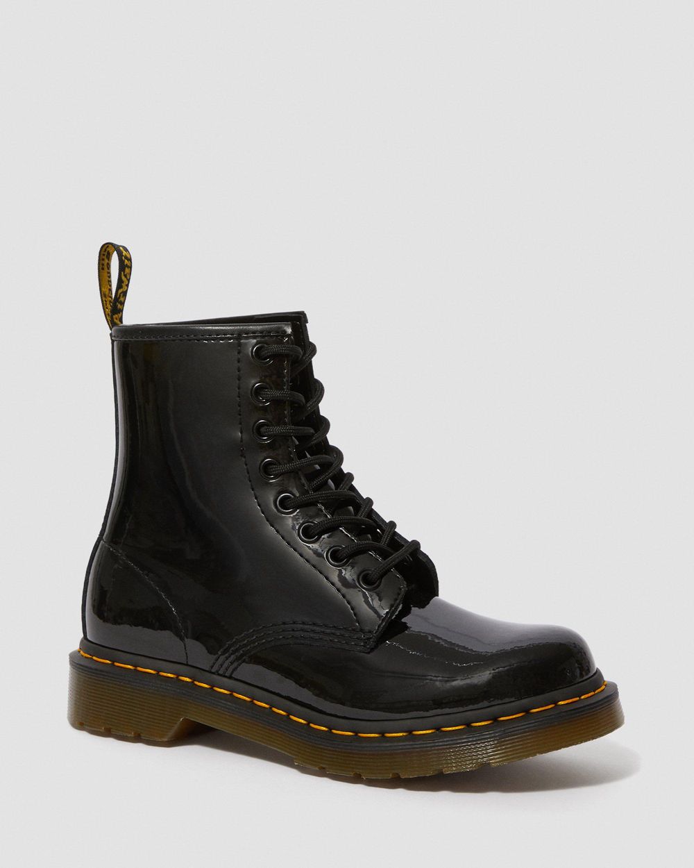 Dr Martens 1460 Patent Kožené Šnurovacie Topánky Damske ( Čierne ) SK 075-OQDYJL